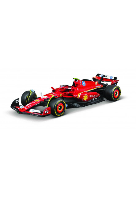 Bburago 1:43 Formula F1 Ferrari Scuderia SF-24 (2024) nr.55 Carlos Sainz  - with driver