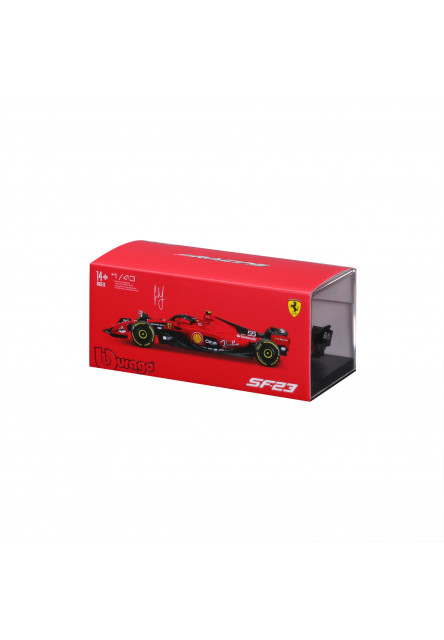 Bburago 1:43 Formula F1 Ferrari Scuderia SF-24 (2024) nr.55 Carlos Sainz  - with driver