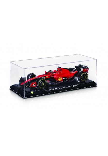 Bburago 1:24 Formula F1 Ferrari Scuderia SF-23 (2023) nr.55 Carlos Sainz  - Hard Case