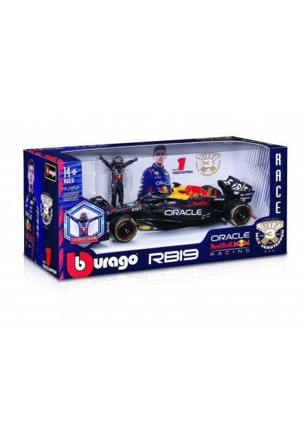 Bburago 1:24 RACE Formula F1 - Red Bull Racing RB19(2023) #11 (Sergio Peréz) -with driver
