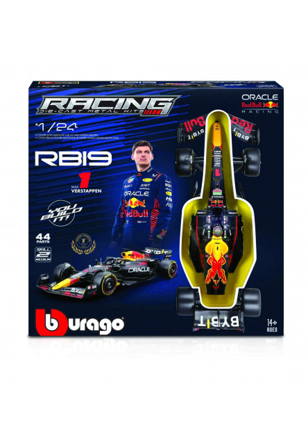 Bburago 1:24 RACE Formula F1 MODEL-KIT- Red Bull RB19(2023) #11 Sergio Pérez without stand