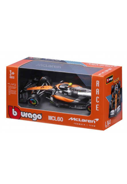 Bburago 1:43 RACE Formula F1 - McLaren F1 Team MCL38 Senna Edition