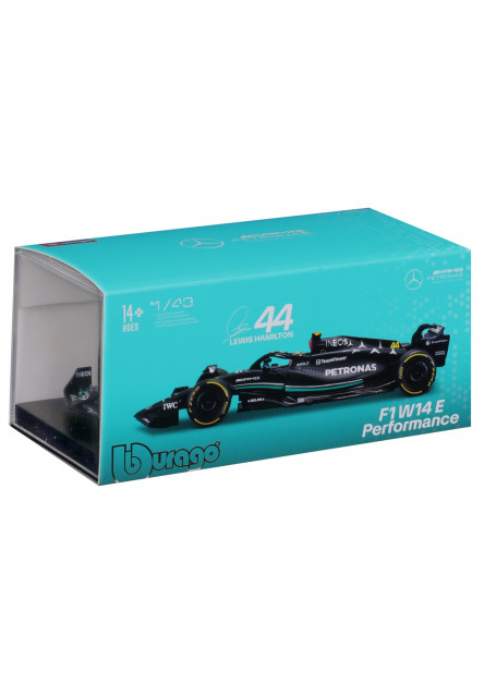 Bburago 1:24 RACE Formula F1 - Mercedes-AMG F1 W14 E (2023) #63 George Russell with driver