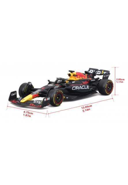 Bburago 1:43 RACE Formula F1 2PAC - Red Bull Racing RB20(2024) #1 M.Verstappen #11 S.Perez