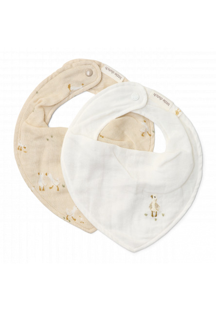 Podbradník bandana 2 ks Husa Newborn Naturals
