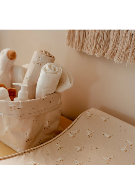 Podbradník bandana 2 ks Husa Newborn Naturals