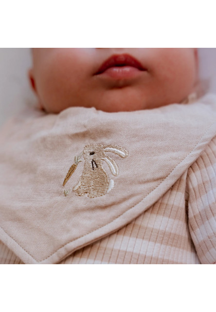 Podbradník bandana 2 ks Baby Bunny