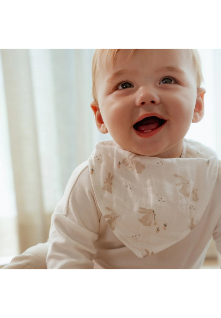 Podbradník bandana 2 ks Baby Bunny