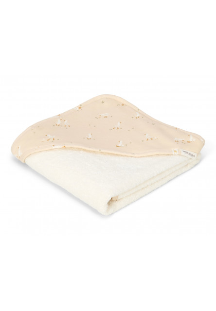 Osuška s kapucňou 75x75 cm Husa Newborn Naturals