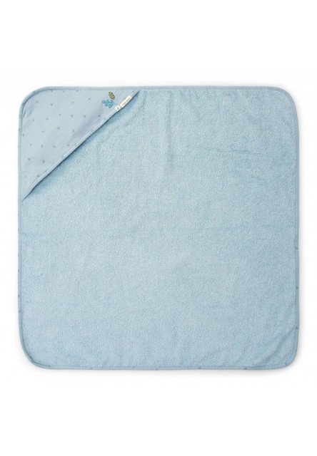 Osuška s kapucňou 100x100 cm Pure Denim Blue