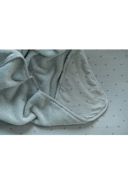 Osuška s kapucňou 100x100 cm Pure Denim Blue