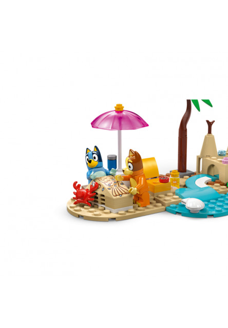 Bluey a rodinný výlet autom na pláž