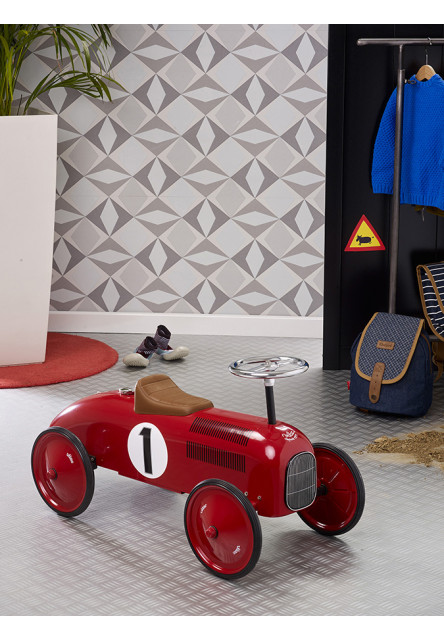 Vintage odrážadlo červené