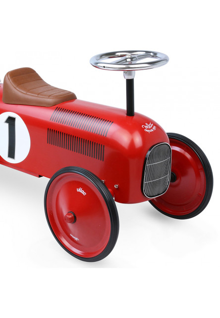 Vintage odrážadlo červené