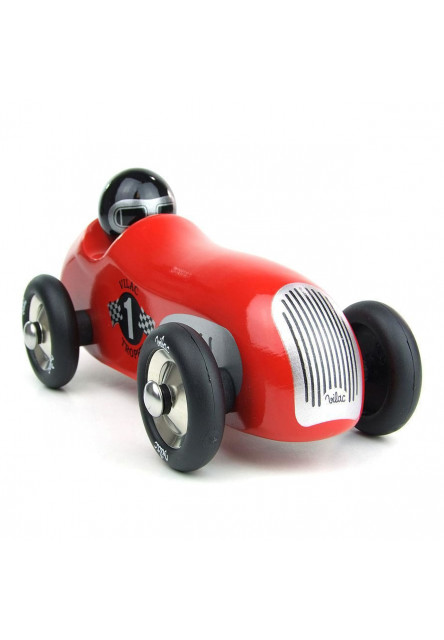 Historické závodné auto červené
