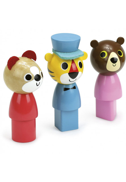 Ťahací autobus so zvieratkami