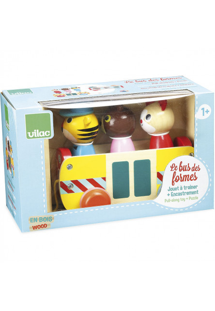 Ťahací autobus so zvieratkami