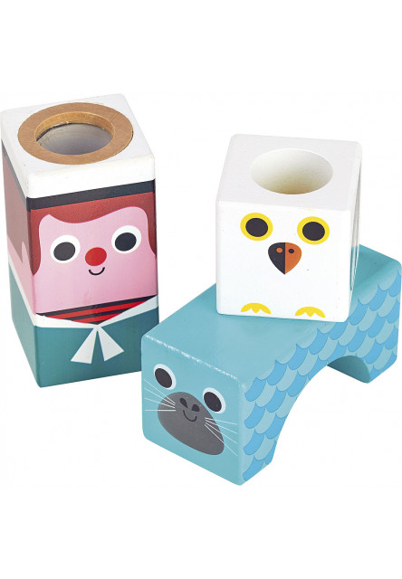 Drevené zvukové kocky More