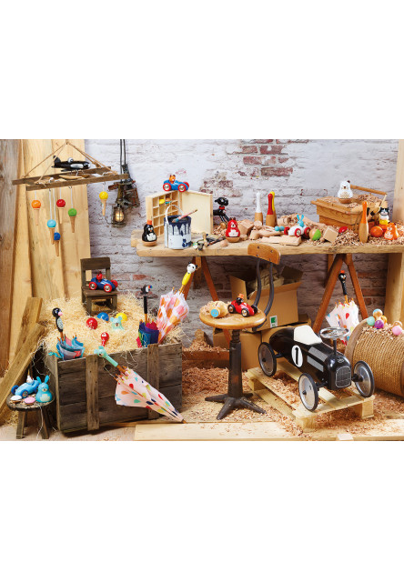 Vintage odrážadlo čierne