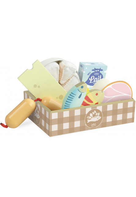 Drevená sada Čerstvé potraviny