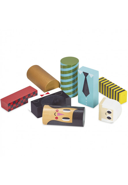 Drevené kocky postavičky