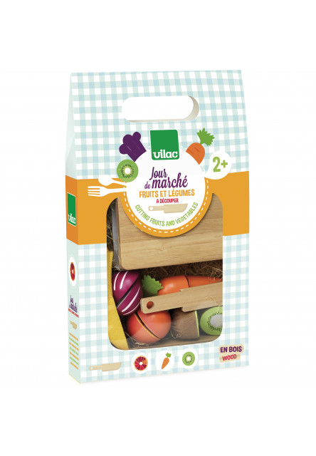 Drevené potraviny ovocie a zelenina