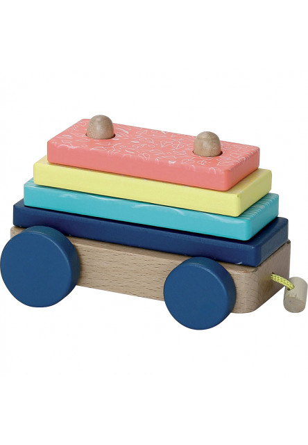 Drevený vláčik farebný Canopée