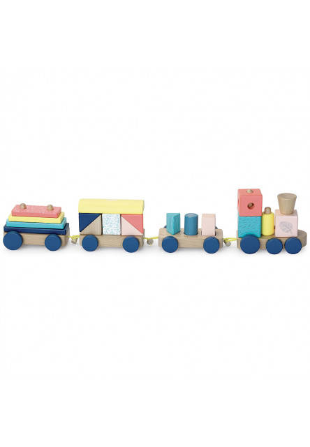 Drevený vláčik farebný Canopée