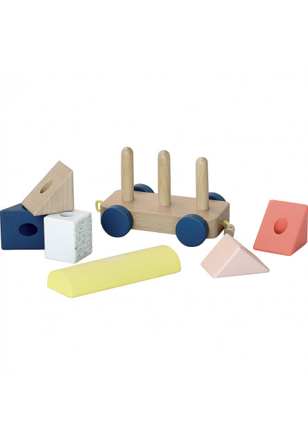 Drevený vláčik farebný Canopée