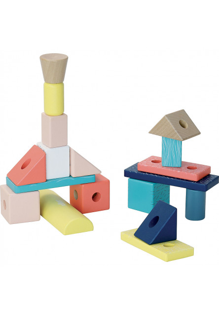 Drevený vláčik farebný Canopée