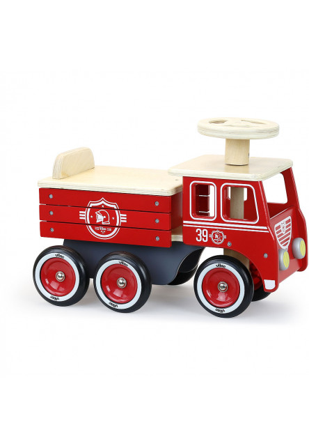 Drevené odrážadlo Hasiči