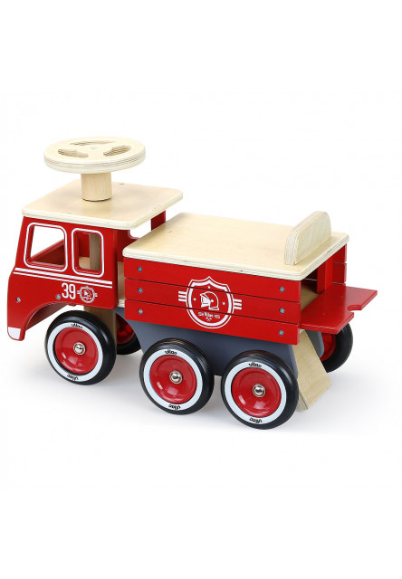 Drevené odrážadlo Hasiči
