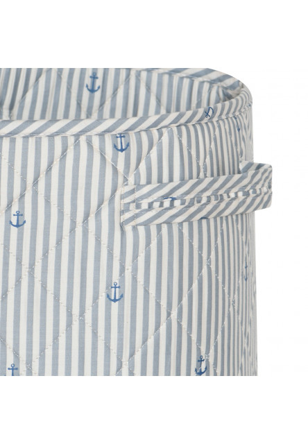 Moe Prošívaný koš Big Stripe Anchor