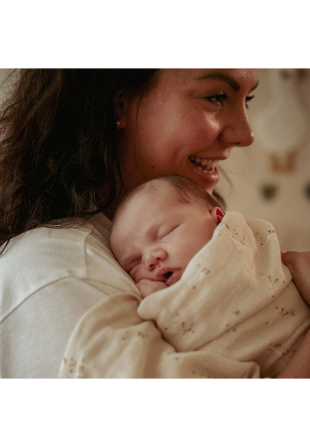 Plienka zavinovacia 120x120 cm Husa Newborn Naturals