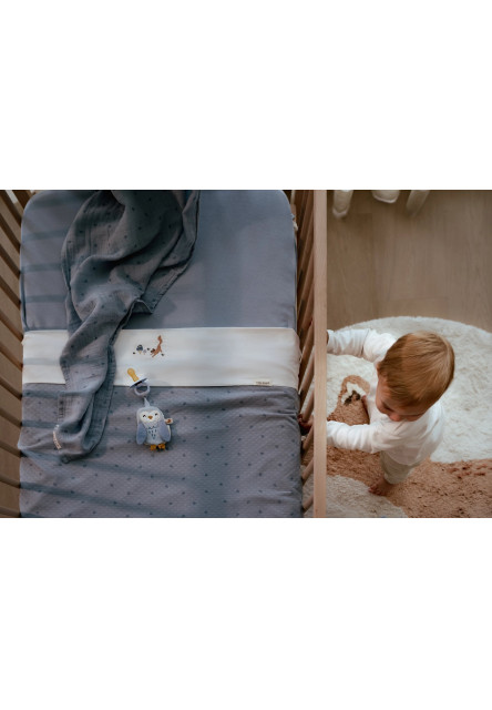 Plienka zavinovacia 120x120 cm Pure Denim Blue