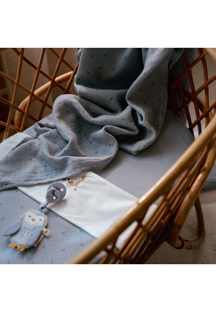 Plienka zavinovacia 120x120 cm Pure Denim Blue