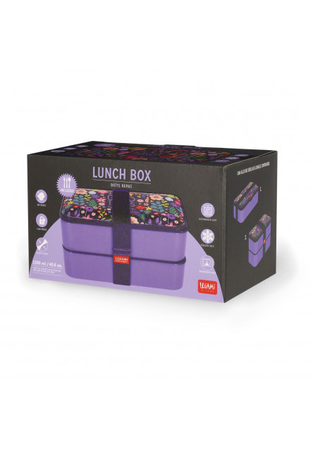 Box na desiatu Legami Lunch Box 1200 Ml - Flowers