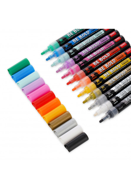 Akrylové fixky Legami Acrylic Marker - Be Bold - Silver