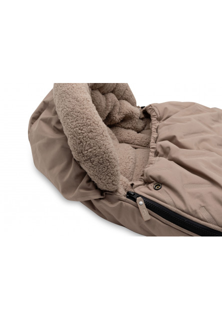 Fusak do kočíka Embossed Milky Coffee