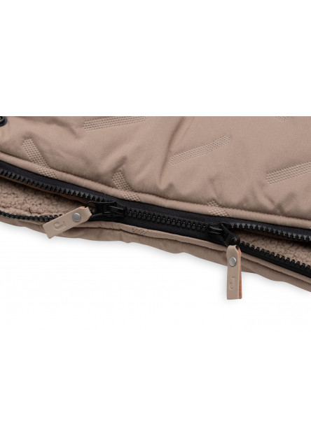 Fusak do kočíka Embossed Milky Coffee