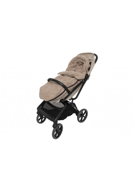 Fusak do kočíka Embossed Milky Coffee