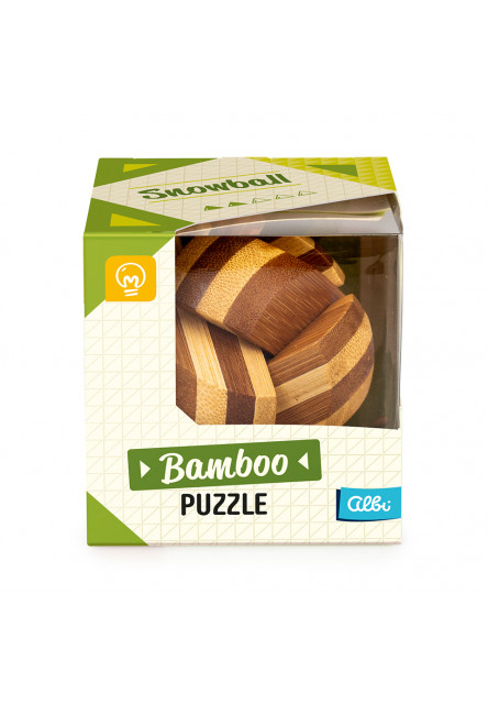 Bambusový hlavolam - Snehová guľa
