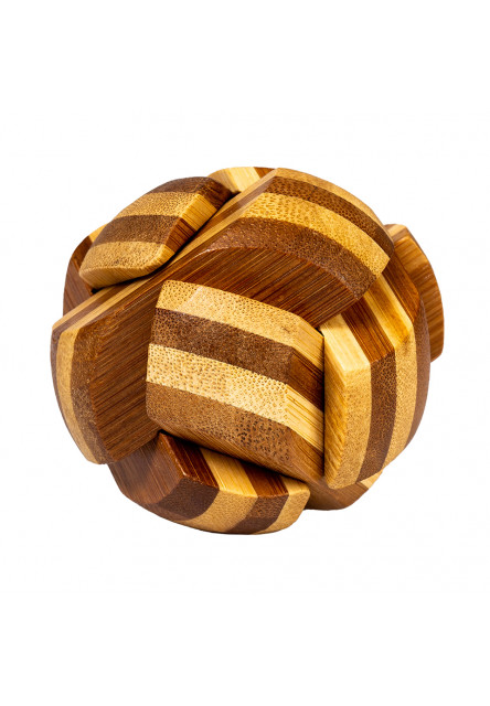 Bambusový hlavolam - Snehová guľa