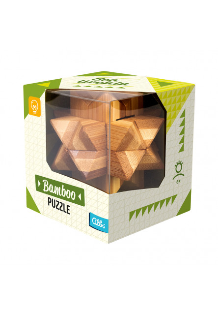 Bambusový hlavolam - Hviezdica