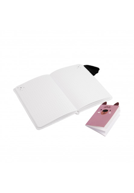 Plyšový blok s bábätkom - Psík