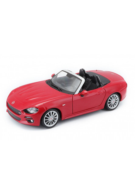 Bburago 1:24 Plus Fiat 124 Spider Red
