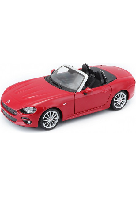 Bburago 1:24 Plus Fiat 124 Spider Red