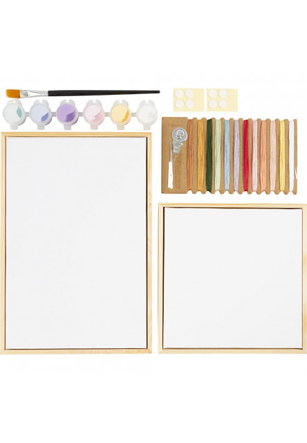 Kreatívna sada Akrylové maľovanie a vyšívanie