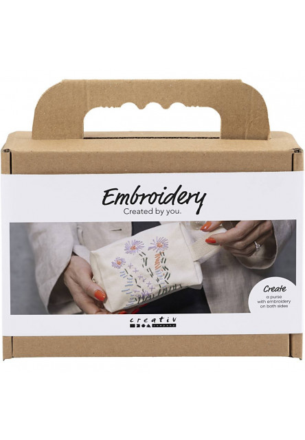 Kreatívna sada Vyšívaná toaletná taška