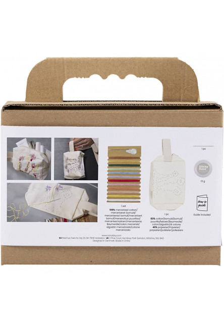 Kreatívna sada Vyšívaná toaletná taška